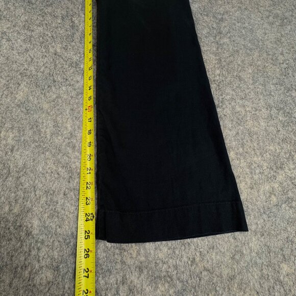 Maeve The Colette Pants Size 25 Black Cropped Linen Blend Wide Leg Cropped - Picture 9 of 11